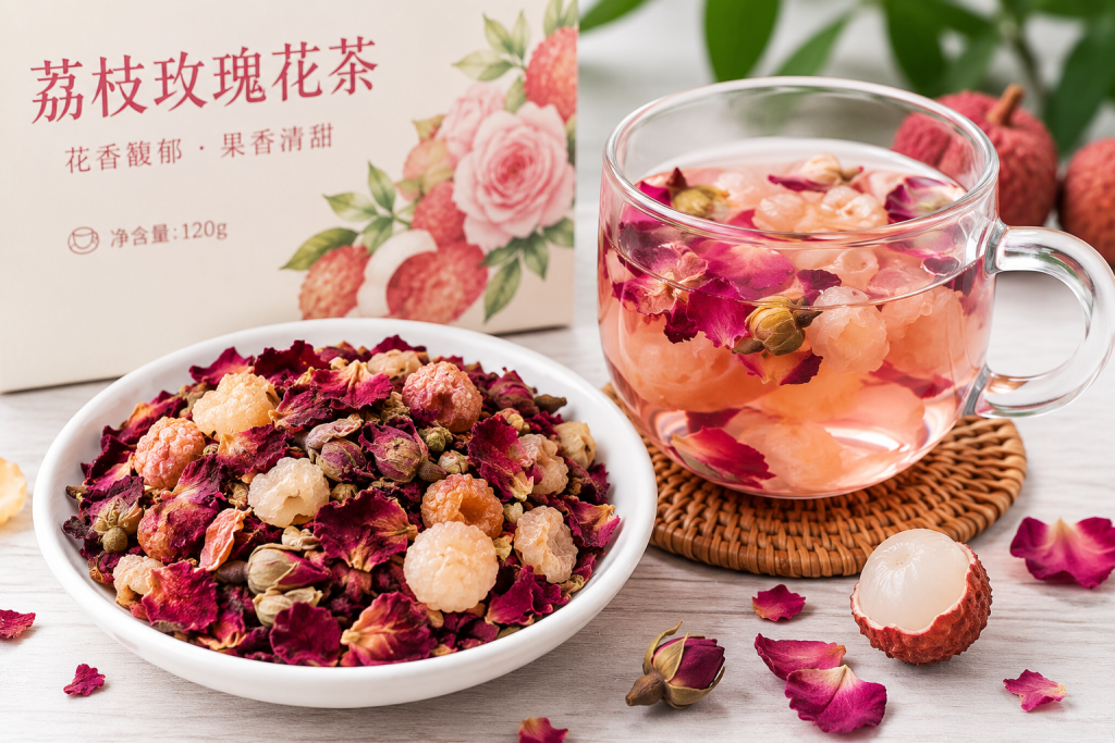 花茶荔枝玫瑰知识：特点、功效、口感与冲泡方法