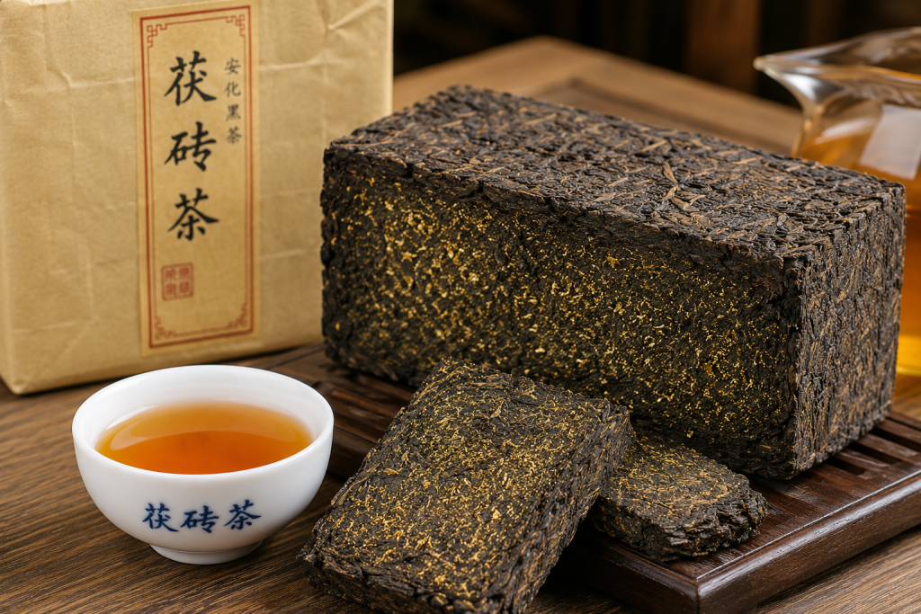 茯砖茶是什么茶?黑茶茯砖茶的特点、金花、功效与冲泡方法