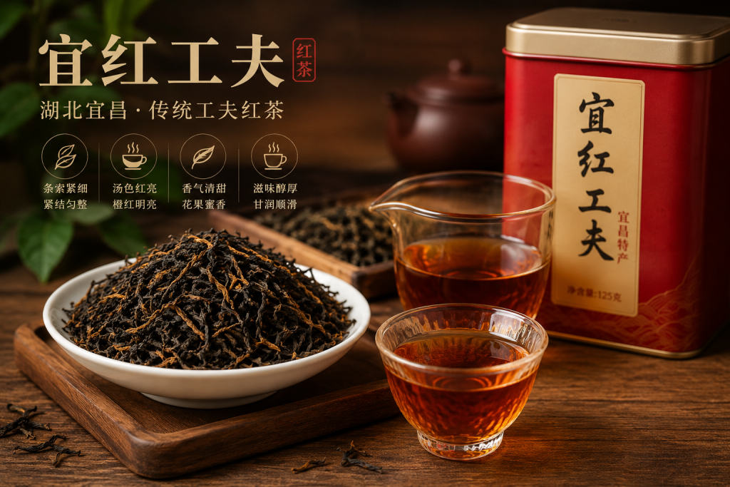 宜红：来自湖北宜昌的传统工夫红茶，醇厚甘润的长江茶香