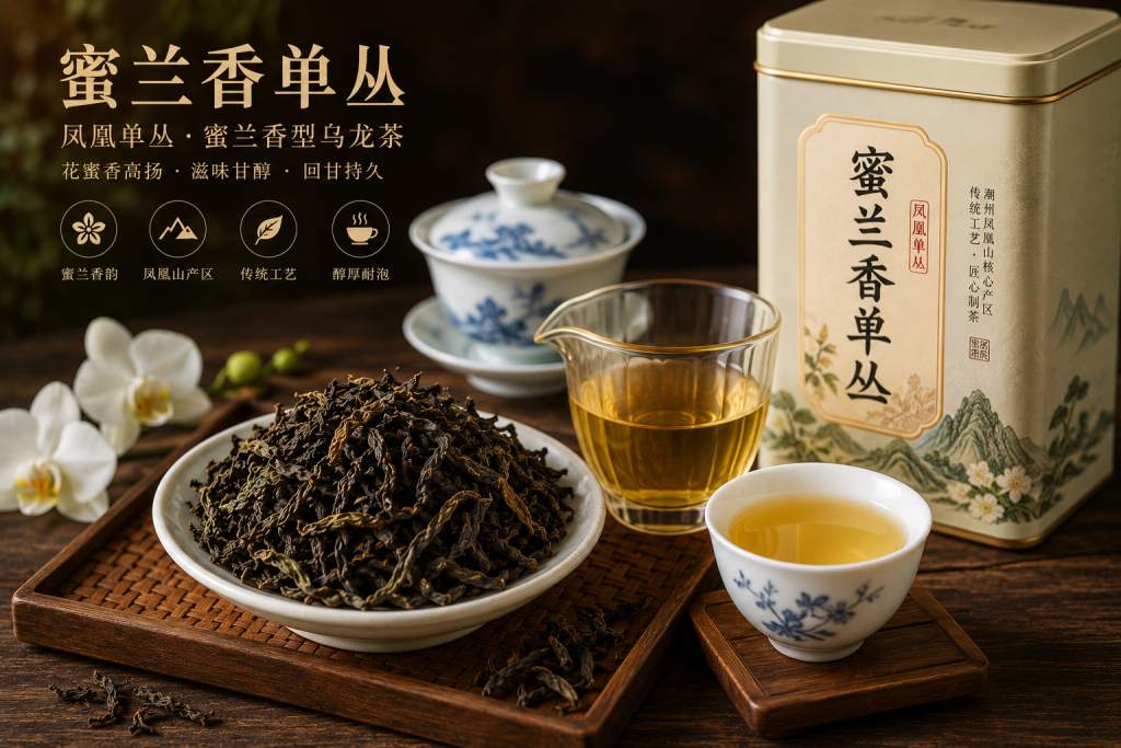 蜜兰香单丛：广东凤凰单丛里的花蜜香名品，香气高雅、滋味甘醇的乌龙茶