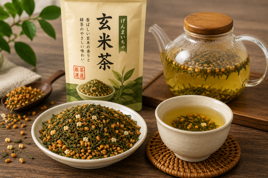 玄米茶：茶香与米香融合的清爽茶饮，温和耐喝的再加工茶