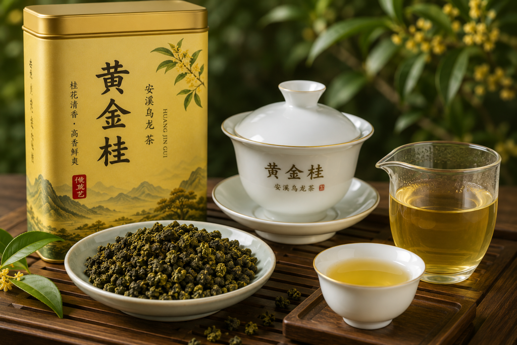 黄金桂：安溪乌龙茶中的高香代表，桂花香清扬、滋味鲜爽的传统名茶