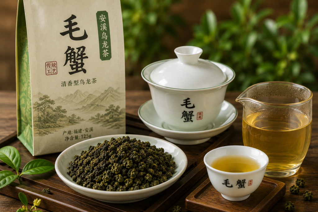 毛蟹：安溪乌龙茶中的清香品种，香气清雅、滋味甘醇的传统茶
