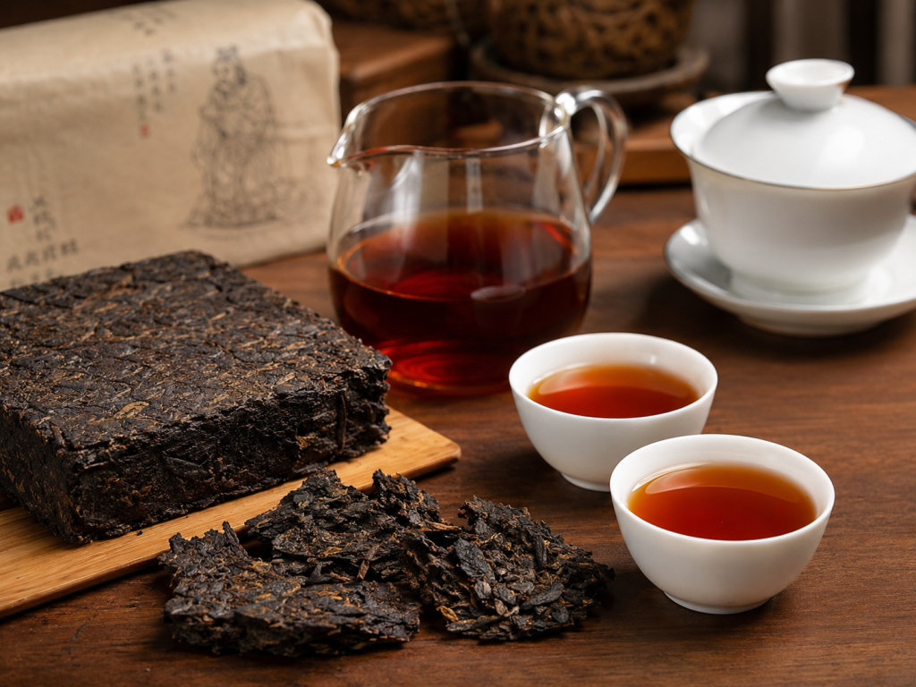 金尖茶：四川黑茶
